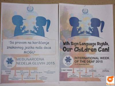 Medunarodna nedelja gluvih 21 27 septembar 2015